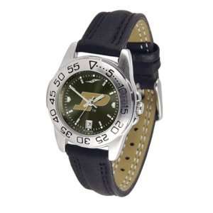  Purdue Boilermakers NCAA AnoChrome Sport Ladies Watch (Leather Band 