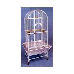  Small Animal Cage Blue Ribbon   BLE CAGE DOME WH 24X22X64 