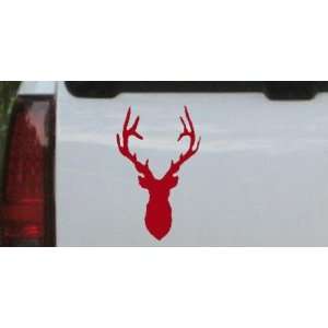  Red 14in X 8.8in    Deer Head Shadow Hunting And Fishing 