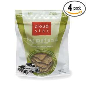 Cloud Star Farmstand Slices for Dogs, Apple, 3.75 Ounce Pouches (Pack 