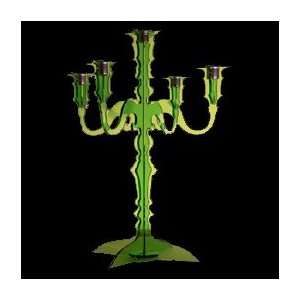  Acrylic Candelabra Green