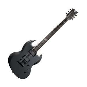  VB 400 Baritone Electric Guitar Black Satin Musical 