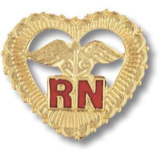 Brand New 1st quality Registered Nurse Medical Insignia Emblem Lapel 
