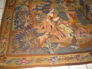 Antique French Aubusson Hand Made Tapestry B 7461  