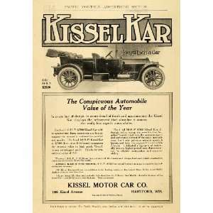  1911 Ad Kissel Antique Motor Car Kar Horsepower Pricing 