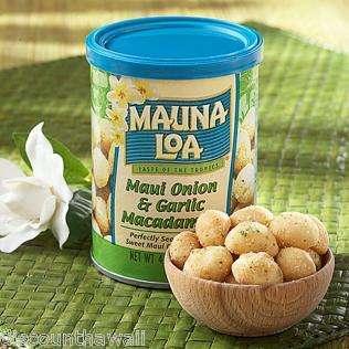 We are Authorized Distributors for Mauna Loa Macadamia Nut Corporation