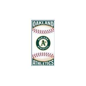  MLB Baseball Centerfield Beach Towel Oakland Athletics 