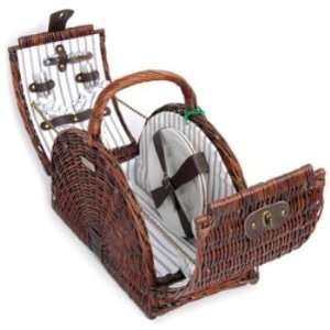  Willow Picnic Basket for 2