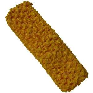  Mustard Crochet Baby Headband