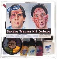Graftobian Deluxe Severe Trauma Kit   Professional Make up Kit 
