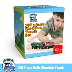  Conductor Carl Bulk Train Track Pack   100 Pieces Toys 