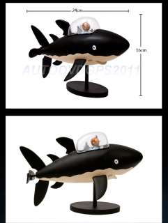 The Adventures of Tintin Resin Figure Shark Submarine  