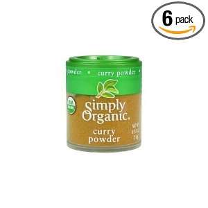 Simply Organic Mini, Og, Curry Powder, 0.53 Ounce (Pack of 6)  