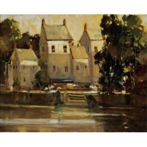  Ted Goerschner 30W by 24H  Steps to the Manor CANVAS 