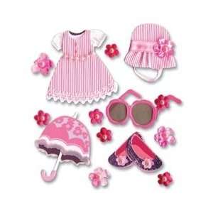   Jolees Boutique Themed Ornate Stickers Toddler Girl