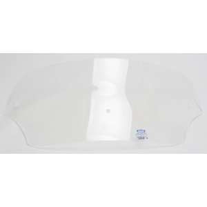  Memphis Shades Batwing Fairing Windshield   5in   Clear 