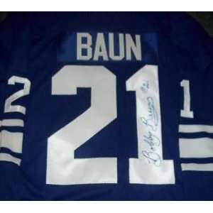  Bobby Baun Autographed Hockey Jersey (Toronto Maple Leafs 
