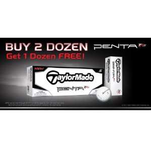  Taylormade Penta TP5 Balls   Buy 2, Get 1 Free (3 Dozen 