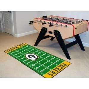  Green Bay Packers Football Field Runner Area Rug/Carpet 