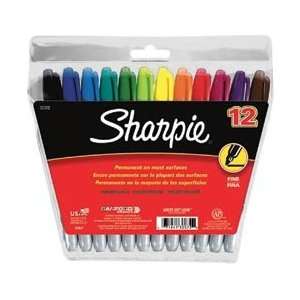  New   Sharpie Fine Point Permanent Markers 12/Pkg by 