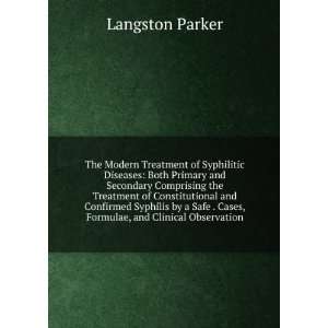   , and Clinical Observations Langston Parker  Books
