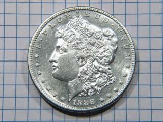 RARE 1888 S Silver Morgan Dollar Grades Uncirculated  