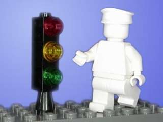 New LEGO Basic Stop Light / Traffic Signal City Town Black  