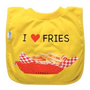  green sprouts Favorite Food Bib, Yellow Fries Baby