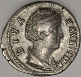 Faustina I AR Denarius (3.33g) AVGVSTA  
