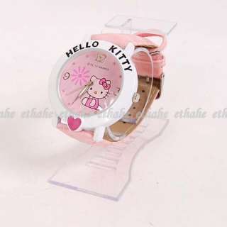 Hello Kitty Heart Wrist Watch Wristwatch Band F1H9I  