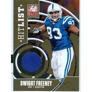   Authentic Dwight Freeney Game Worn Jersey Card
