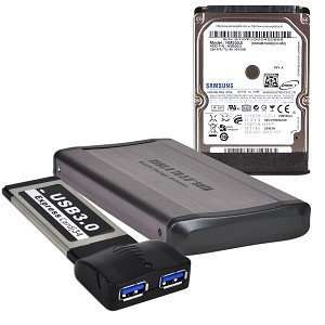   Drive Geek KitTM w/2 Port USB 3.0 ExpressCard/34 Adapter Electronics