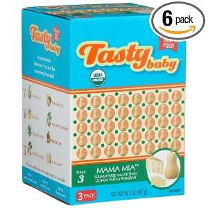 Tastybaby Mama Mia, 10.5 Ounce Boxes (Pack of 6)  Grocery 