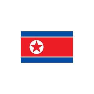 New 3x5 North Korea Flag Korean Banner  Patio, Lawn 