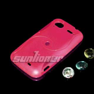 TPU Silicone Case Skin Cover for HTC Sensation XE, Z715e +LCD Film 
