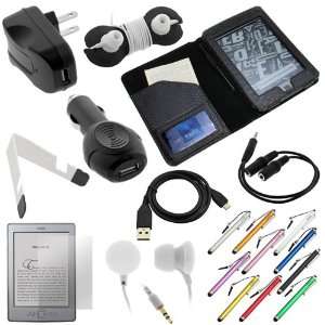   19 Items Accessory Bundle Kit for  Kindle Touch/Touch 3G + Wi Fi