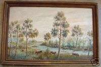 CAPT. A. AXEL   Early California Landscape OIL LISTED  