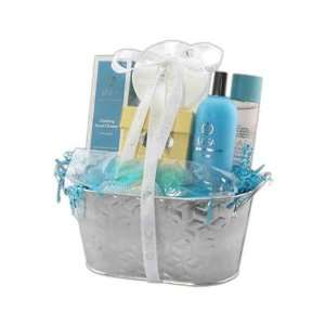     Gift set with body lotions and exfoliate.