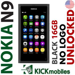BNIB 16GB NOKIA N9 BLACK FACTORY UNLOCKED NEW OEM GSM Simfree No 