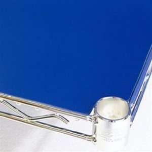   18 x 72 Chrome Wire Shelf Liners   Blue   6 Pack