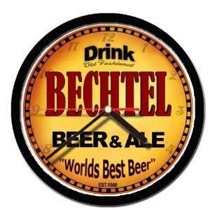  BECHTEL beer and ale cerveza wall clock 