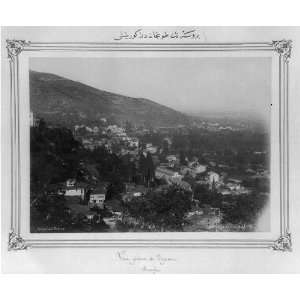  View of Bursa from Tophane / Abdullah Freres.