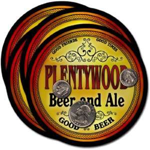  Plentywood, MT Beer & Ale Coasters   4pk 