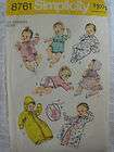 Vtg 1940s Infant Baby Clothes Layette Dress PATTERN  