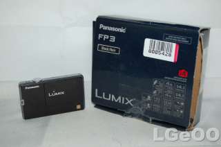 Panasonic FP3 Lumix Black 14.1 MP Digital Camera HD 4x 885170000742 