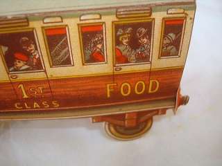 Superb Mellins baby Food Figural Train Carriage Advertising Trade card 