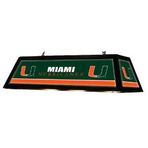  Miami Hurricanes NCAA Officially Licensed Backlit Pool Table Light 