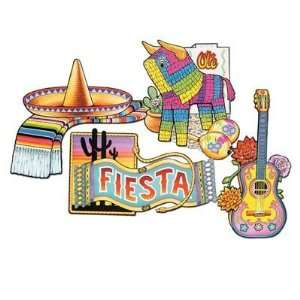  Beistle   55170   Fiesta Cutouts  Pack of 12 Toys & Games