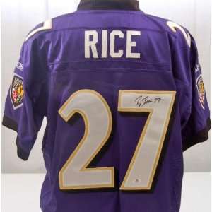com Ray Rice Signed Baltimore Ravens Jersey   Autographed NFL Jerseys 
