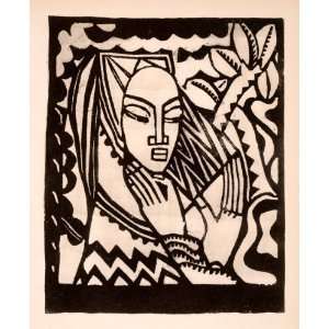  1927 Rotogravure Erica Lohman African Phantasie Indigenous 